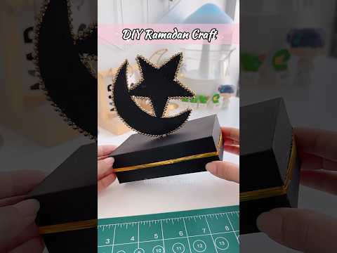 DIY Easy Ramadan Craft Idea🌙✨#shorts #art #diy #muktaartandcraft #youtubeshortsviral