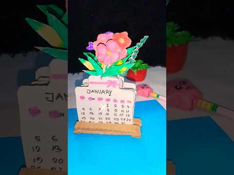DIY flower series calendar🌷 2025#diy#calendar#craft#flowers#series#2025#shorts#viralvideo