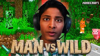Can I Survive This Scary Jungle & Build My House in Minecraft