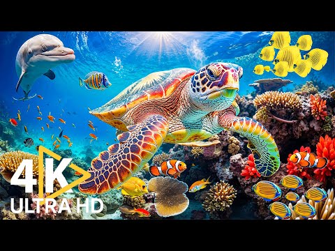 Dive Into the Mesmerizing Underwater Realm-Marvel at Sea Animal in The Best 4K ULTRA HD Aquarium  #1