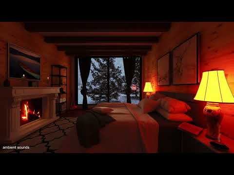 Fireplace sounds for relaxation. Crackling fire sounds for peaceful sleep. ( 10 Hours )