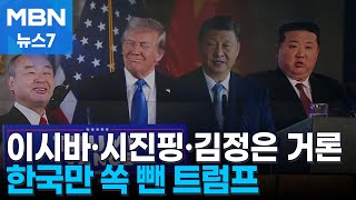 트럼프, 첫 회견에 "손정의 143조 투자"…'동맹국' 한국은 쏙 빠져 [MBN 뉴스7]