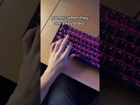 Normal People Using Keyboards Vs Gamers… #shorts #viral