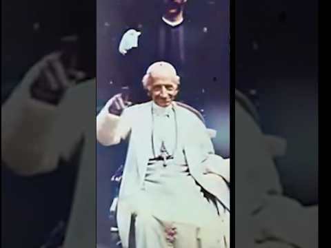 Pope Leo XIII, January 4, 1896 First video recording of a Pope #pope