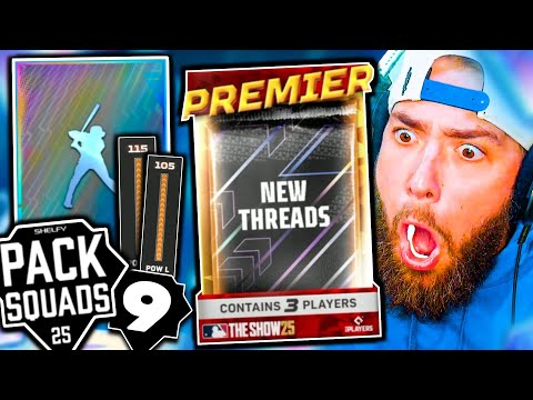 RIPPING SPECIAL PACKS & ADDING 100+ POWER! Pack Squads #9 MLB The Show 25