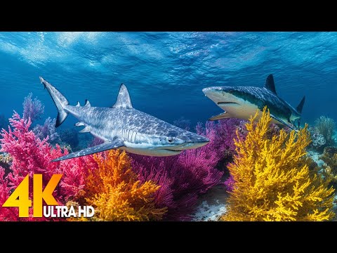 Under The Sea 4K - Scenic Relaxation Film With Calming Cinematic Music - Amazing Ocean
