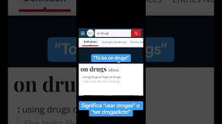 Expresiones útiles en inglés : “to be on drugs” #traducciones #englishvocabulary #idioms