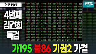 4번째 김건희 특검법 가결 (공개투표)