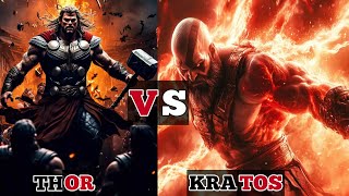 Kratos vs Thor: The Clash of Gods | Epic God of War Battle