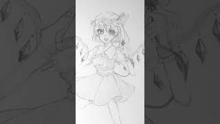 東方　推しだけ本気＃イラスト