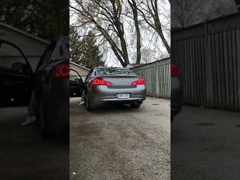 2012 G37 sedan 370z oem exhaust & Remark axle back mufflers
