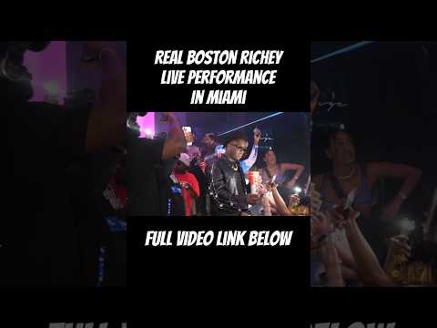 Real Boston Richey performs in #miami #realbostonrichey