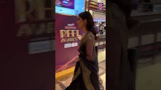 Alizeh's Exclusive BTS Scenes As She Heads In To Receive Her Award At The SHOWSHA Reel Awards 2024!