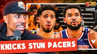 Jeff Teague REACTS to Knicks COMEBACK vs. Pacers, Karl-Anthony Towns MONSTER 4th Quarter, All-NBA