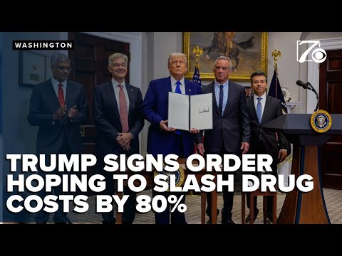 Trump signs order hoping to slash drug costs by 80%, match what other countries pay