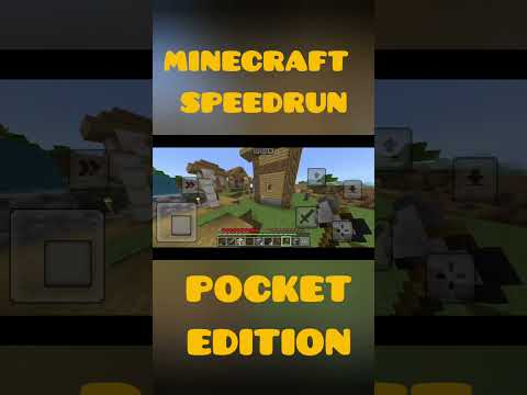 LUCKY DAY In MINECRAFT SPEEDRUN| #minecraft #pocketeditionsurvivalseries @speedrun