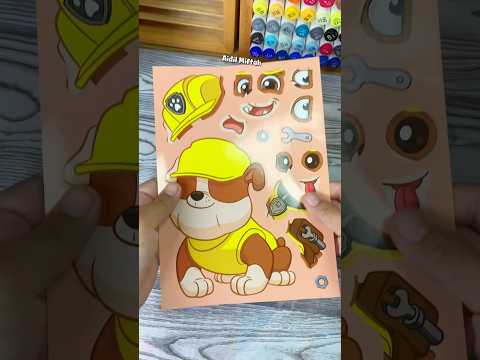 🐶cute sticker🐶 #diy #craftideas #sticker #paper #satisfying #asmr