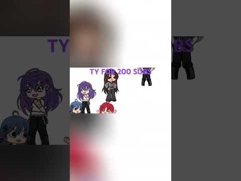 |THANK YOU GUYS SO MUCH FOR 200 SUBS!| #thankyou #gacha #gachalife #200subs