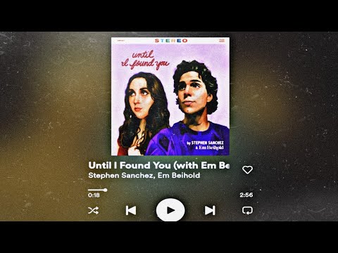 Stephen Sanchez - Until I Found You (with Em Beihold) (Lyric Video)