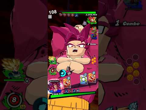 lf daima ssj4 goku on a daima team is insanely strong #shorts