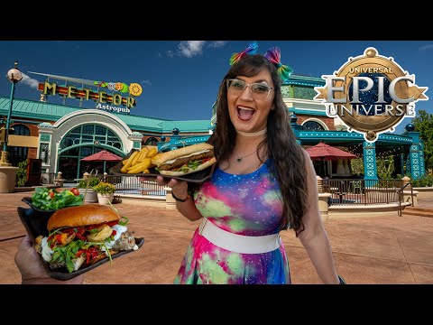 Meteor Astropub LUNCH foodie guide ☄️ Epic Universe food review 2025