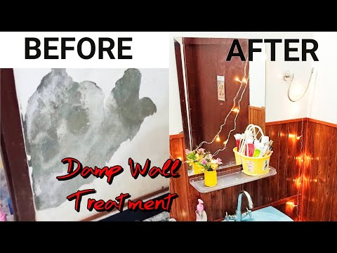 Wall Ceiling Dampness Treatment || 100% सीलन से छुटकारा पाएं || PVC Laminates | Washbasin Makeover