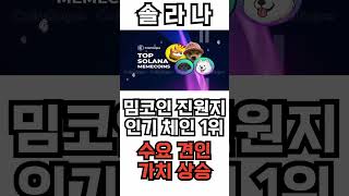[솔라나] 초대박호재! 이더리움 제꼈다!! 솔라나 AI 진출한다? 100만원 돌파! #솔라나 #솔라나전망 #솔라나호재