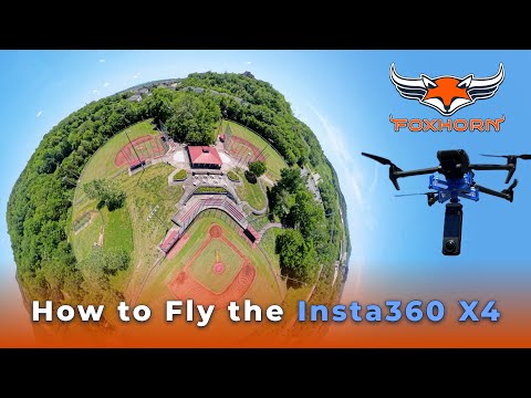How to fly the Insta360 X4 - Liberty Park