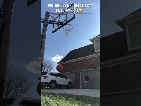 POV the guy who always gets lucky!🏀 #viral #youtubeshorts #basketball #shortsclip #trending #shorts