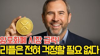리플 엑스알피도 동반 급락! 전혀 걱정할 필요 없다! 내일 ' 이 소식' 터진다!