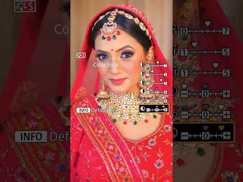 Camera best colour setting #canonr6 #shutterspeed #wedding