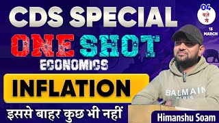 CDS 1 2025 Special Indian Ecomomy & Inflation By Himanshu Sir | CDS 1 2025 Exam Preparation