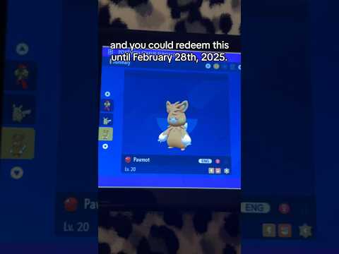 FINALLY! New Mystery Gift in Pokémon Scarlet/Violet