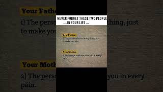 NEVER FORGET THESE TWO PEOPLE ... 🥶🥶 #dailymotivation#dailyinspiration #motivation #shorts #ytshorts