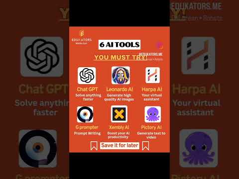 🚀 6 AI Tools You MUST Try! 🤖✨ #TechTrends #AIForCreators #DigitalTools #Edukators