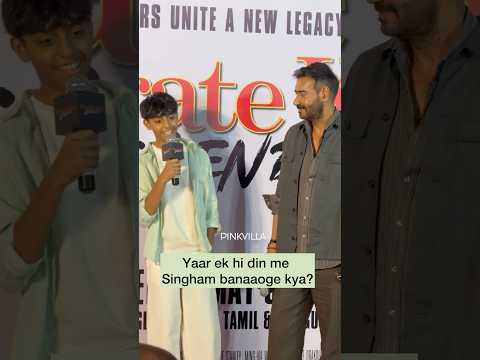 Yug Devgan Says His VIRAL DIALOUGE From Karate Kid: Legends 😍 | #shorts #bollywood #ajaydevgn #viral