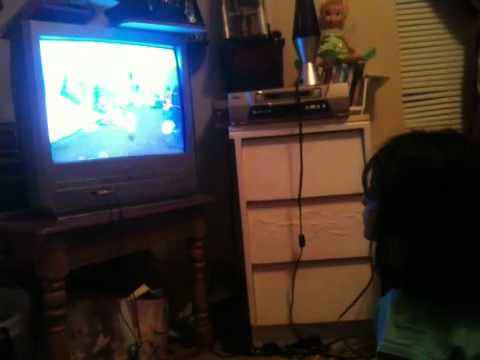 Little Sis Playing Spongebob:Battle for Bikini Bottom