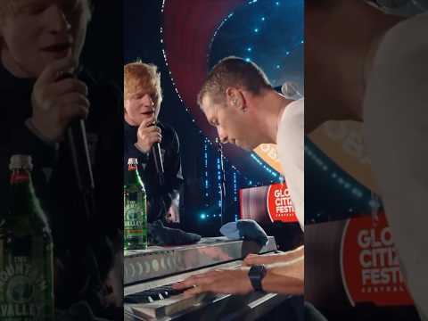Living for the @coldplay x @EdSheeran crossover episode 🤍 @GLBLCTZN #coldplay #edsheeran