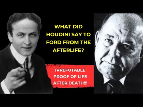 The message Houdini gave his wife from the afterlife through medium Arthur Ford shocked the world!