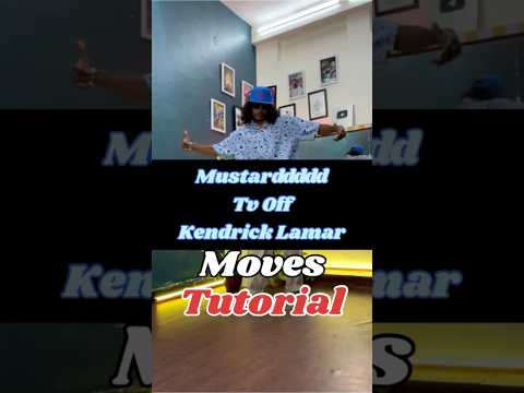Tutorial on Mustardddd Tv Off Kendrick Lamar #kendricklamar #tvoff #jddancetutorial #cwalk