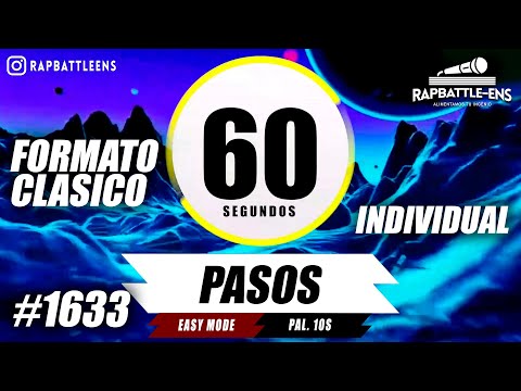 🎤 Formato FMS Individual 🔥 Base de Rap Para Improvisar Con Palabras | ENTRENAMIENTO FMS #1633