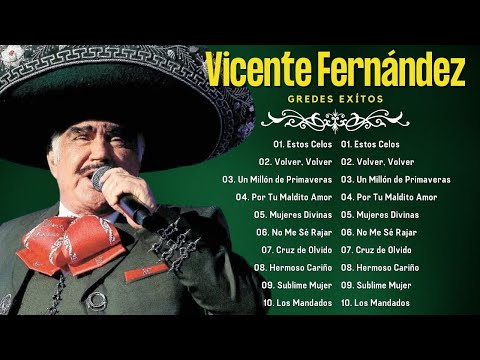 Las Mejores canciones de Vicente Fernandez📀 Grandes Exitos Vicente Fernandez Full Album Comleto