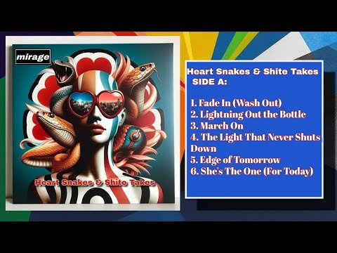 [FULL SIDE A of the LP!] Mirage - Heart Snakes & Shite Takes (2007) 6th LP!