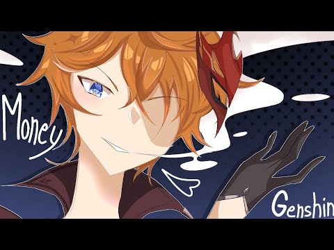 [ MONEY MONEY MONEY ] - Animatic Genshin Impact - Lumine & Childe