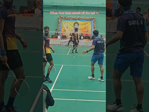 Bad Smash 🏸#shorts #badminton #highlights #smash