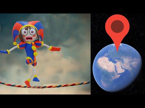 OMG! Found Caine on Google Earth! The Amazing Digital Circus #googleearth #google #discoverearth