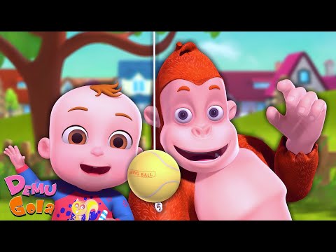 Tennis Swing Ball Episode | Demu Gola Cartoons | Funny Animated Series For Kids