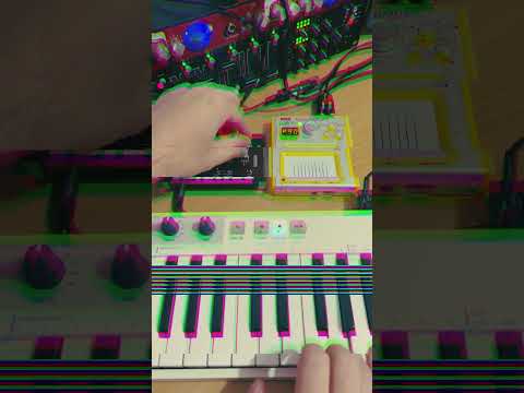 Korg Kaossilator KO-1 and NTS-1 jam ⚡️🤖 #synth #jam #korg #dawless #arturia #keystep #kaossilator