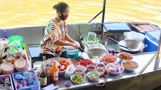 Thailand Street Food Amphawa Floating Market