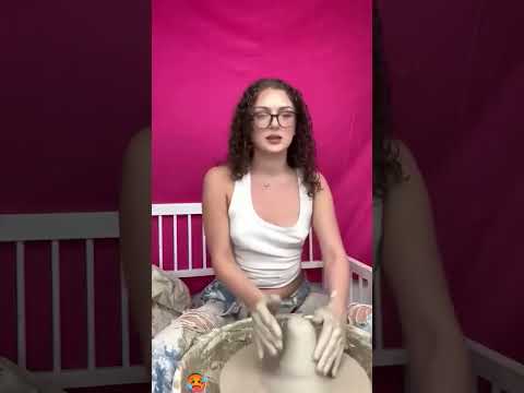 #satisfying #ceramics #pottery #curls #diy #usa #sound #clayartistry #funny #clay